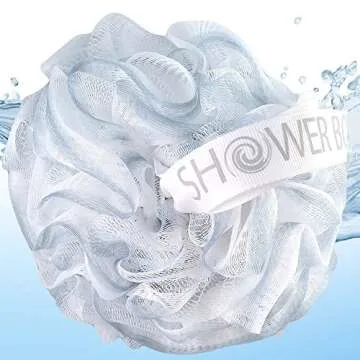 SHOWER BOUQUET XL Soft Loofah 4-Pack for All Ages