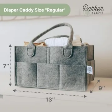 Parker Baby Diaper Caddy Organizer for Nursery and Car