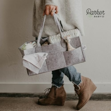 Parker Baby Diaper Caddy Organizer for Nursery and Car