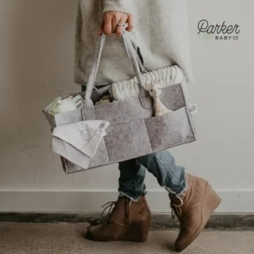 Parker Baby Diaper Caddy Organizer for Nursery and Car