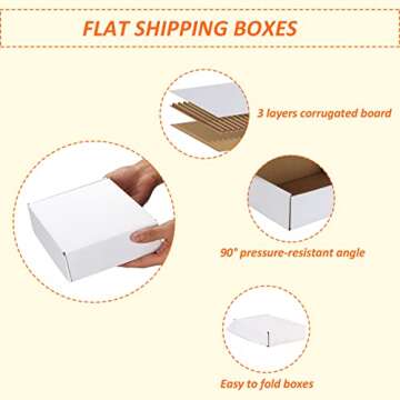 Buy HORLIMER 9x6x2 Shipping Boxes – Set of 50 Durable Cardboard