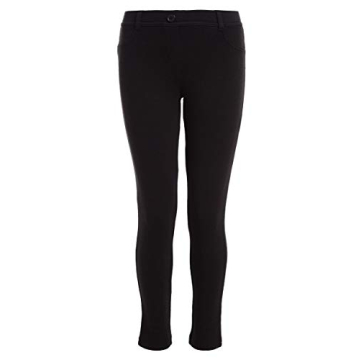 Nautica Girls' School Uniform Stretch Interlock Jegging - Comfortable Fit for School