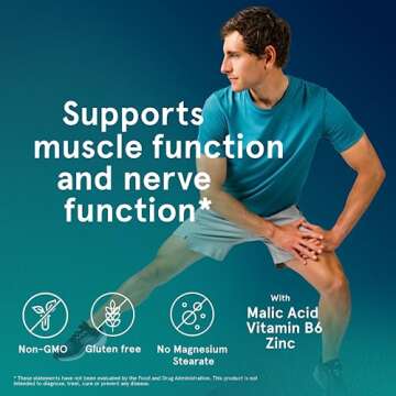 Puori Organic Magnesium Zinc Supplement - 300mg - 120 Vegan Capsules - High Absorption M3 Complex for Sleep, Immune Support, Energy, Muscle Recovery, Relaxation & Leg Cramps - Zinc & Vitamin B6