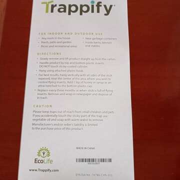 Trappify Sticky Gnat Traps for House Indoor - Yellow Fruit Fly Traps for Indoors|Outdoor Plants | Insect Catcher for White Flies, Mosquitos, Fungus Gnats | Disposable Glue Fly Trap Indoor (12 Pack)