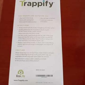 Trappify Sticky Gnat Traps for House Indoor - Yellow Fruit Fly Traps for Indoors|Outdoor Plants | Insect Catcher for White Flies, Mosquitos, Fungus Gnats | Disposable Glue Fly Trap Indoor (12 Pack)