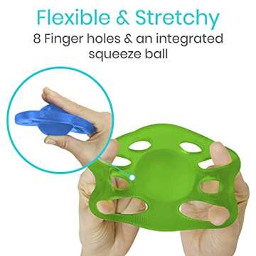 Vive Finger Exerciser for Strength & Therapy - 3 Pack Set