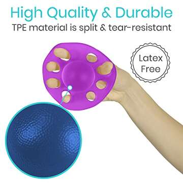 Vive Finger Exerciser for Strength & Therapy - 3 Pack Set