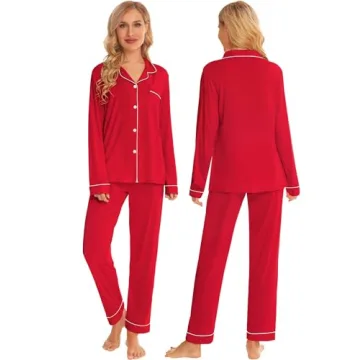 SWOMOG Couples Christmas Pajamas Set - Holiday Sleepwear