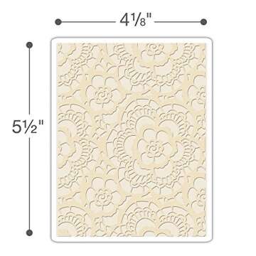 Sizzix Embossing Folder 661824, Lace, Multi Color, One Size
