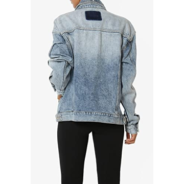 Chic TheMogan Cropped Denim Jacket for All Occasions