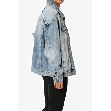 Chic TheMogan Cropped Denim Jacket for All Occasions