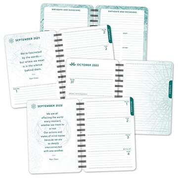 Ram Dass 2022 Weekly Planner: On-the-Go 17-Month Calendar with Pocket (Aug 2021 - Dec 2022, 5" x 7" closed): Be Here Now
