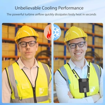 Hands-Free Rechargeable 4-in-1 Portable Clip Fan