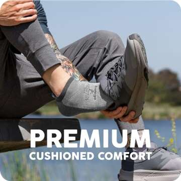 Balega Hidden Comfort Performance No Show Athletic Running Socks for Men and Women (1 Pair), Charcoal, Small