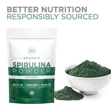 BNLABS Spirulina Powder Organic 225g Nutrient Density Superfood