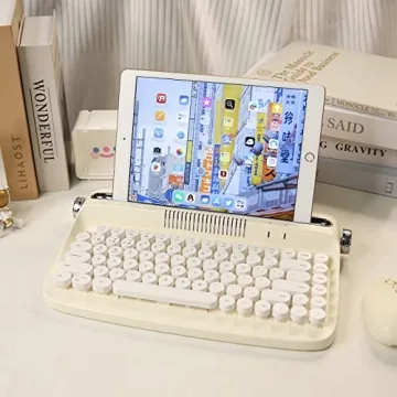YUNZII B303 Wireless Retro Typewriter Keyboard for All
