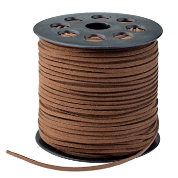 Wobe 100 Yards Premium Suede Cord - Durable Faux Leather for DIY Jewelry Making & Crafts
