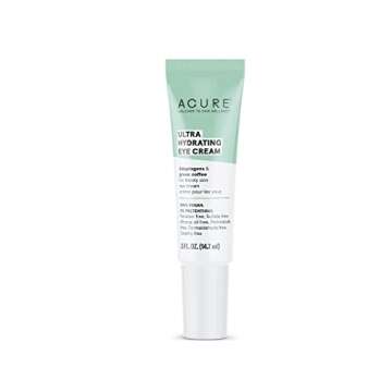 ACURE Ultra Hydrating Eye Cream - Morning Eye Moisturizer with Green Coffee Oil & Adaptogens - for P...