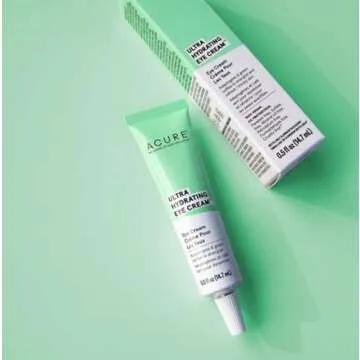 ACURE Ultra Hydrating Eye Cream - Morning Eye Moisturizer with Green Coffee Oil & Adaptogens - for Puffiness Reducer and Bags Under Eyes Dark Circle Brightener - All Natural, Vegan Extract - 0.5 Fl Oz