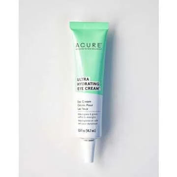 ACURE Ultra Hydrating Eye Cream - Morning Eye Moisturizer with Green Coffee Oil & Adaptogens - for Puffiness Reducer and Bags Under Eyes Dark Circle Brightener - All Natural, Vegan Extract - 0.5 Fl Oz