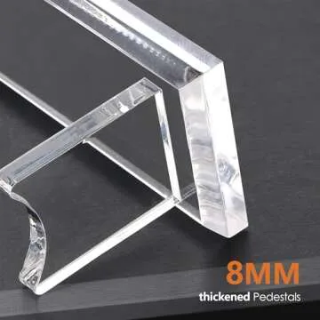 SANRUI Acrylic Pen Holder Display Stand, Shop Fountain Pen Pencil Makeup Brush Rack, Ballpoint Pen Showholder, Paintbrush Drying Rack Organizer Desk,For Home School Office Or Store Use