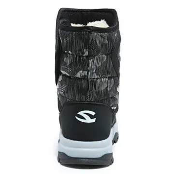 GUBARUN Boys Snow Boots - Warm Waterproof Outdoor Shoes