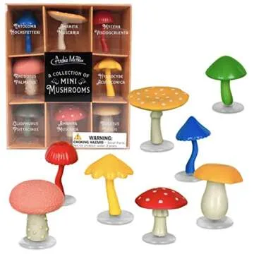 Mini Mushrooms Vinyl Set for Collectors and Kids
