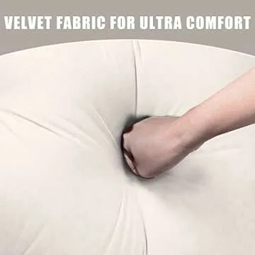 MGH Modern Sofa,Collection Contemporary Velvet Upholstered Sofa Couch with Stainless Steel Base,83.86“ Lx 30.70“ Wx 30.51“ H(Beige)