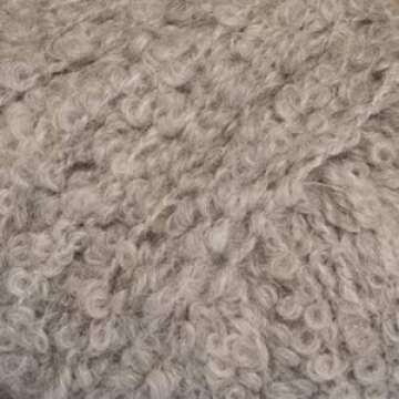 Alpaca Yarn Full of Loops, Medium, Aran, Worsted, 1.8 oz Ball, 153 Yards, Alpaca Boucle (5110 Light Grey)