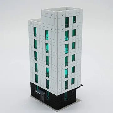 Outland Models Railway Colored Modern City Office Building
