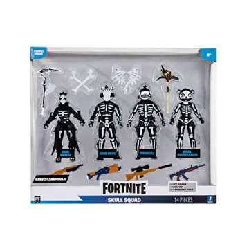 Fortnite FNT1018 FNT-4 Figure Pack Mode (Skull Squad) S7, Multi