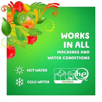 Gain + Aroma Boost Liquid Laundry Detergent, Apple Mango Tango Scent, 107 Loads, 154 fl oz, HE Compatible