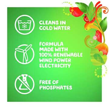 Gain + Aroma Boost Liquid Laundry Detergent, Apple Mango Tango Scent, 107 Loads, 154 fl oz, HE Compatible