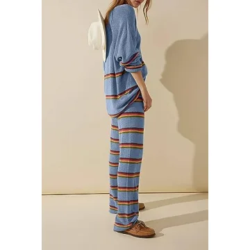 metricfalcon Mariner Sweater Set - Stylish Lounge Wear for Women