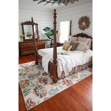 Simply Southern Franklin Floral Rug - Durable & Elegant