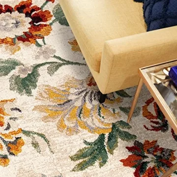 Simply Southern Franklin Floral Rug - Durable & Elegant