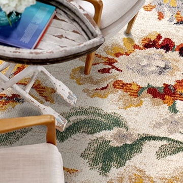 Simply Southern Franklin Floral Rug - Durable & Elegant