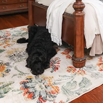 Simply Southern Franklin Floral Rug - Durable & Elegant