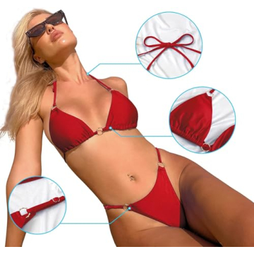 Stylish High Waisted Bikini Set for Women - Dnzzs