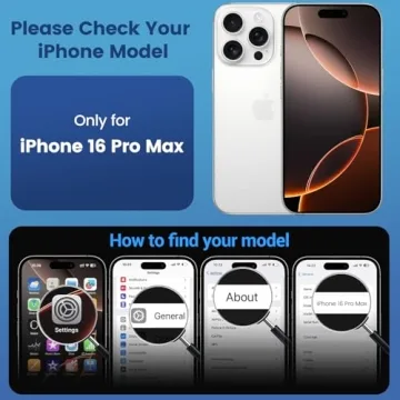 Temdan iPhone 16 Pro Max Clear Case - MagSafe Compatible