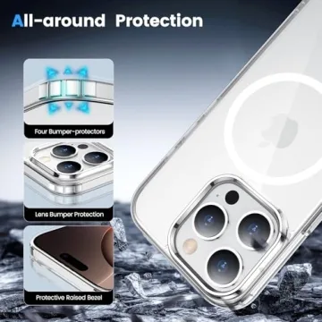 Temdan iPhone 16 Pro Max Clear Case - MagSafe Compatible