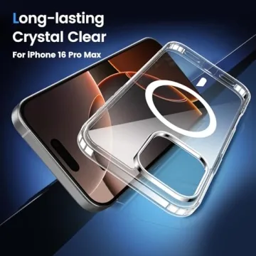 Temdan iPhone 16 Pro Max Clear Case - MagSafe Compatible