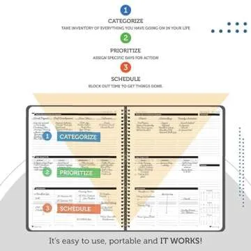Planner Pad Spiral Bound Organizer for 2025