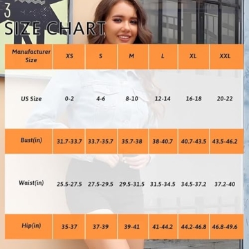 Stylish PEIQI Women’s Cropped Jean Denim Jacket