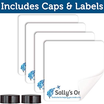 16oz Amber Glass Spray Bottles for Essential Oils & Cleaning