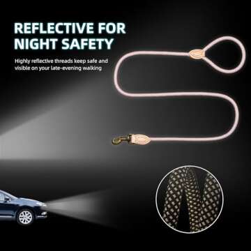 Mile High Life Reflective Dog Leash for All Breeds
