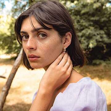 Dainty 18K Gold Plated Huggie Hoop Earrings for Women