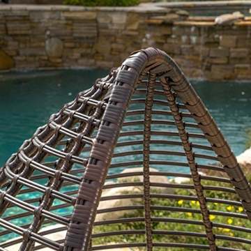 Stylish Christopher Knight Teardrop Wicker Lounge Chair