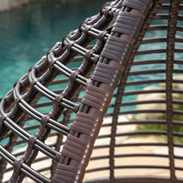 Stylish Christopher Knight Teardrop Wicker Lounge Chair