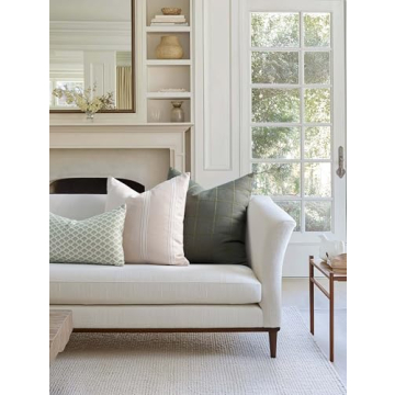 Crumbs Home Water Repellent Lumbar Pillow Cover 12x20